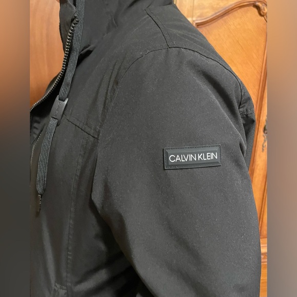 SOLD Calvin Klein Black Hooded Jacket - Picture 4 of 12